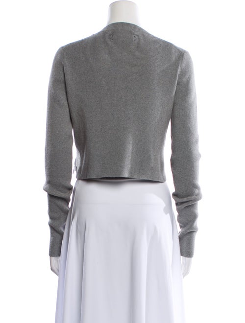 Amiri Cashmere Crew Neck Crop Top