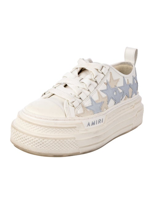Amiri Leather Printed Sneakers