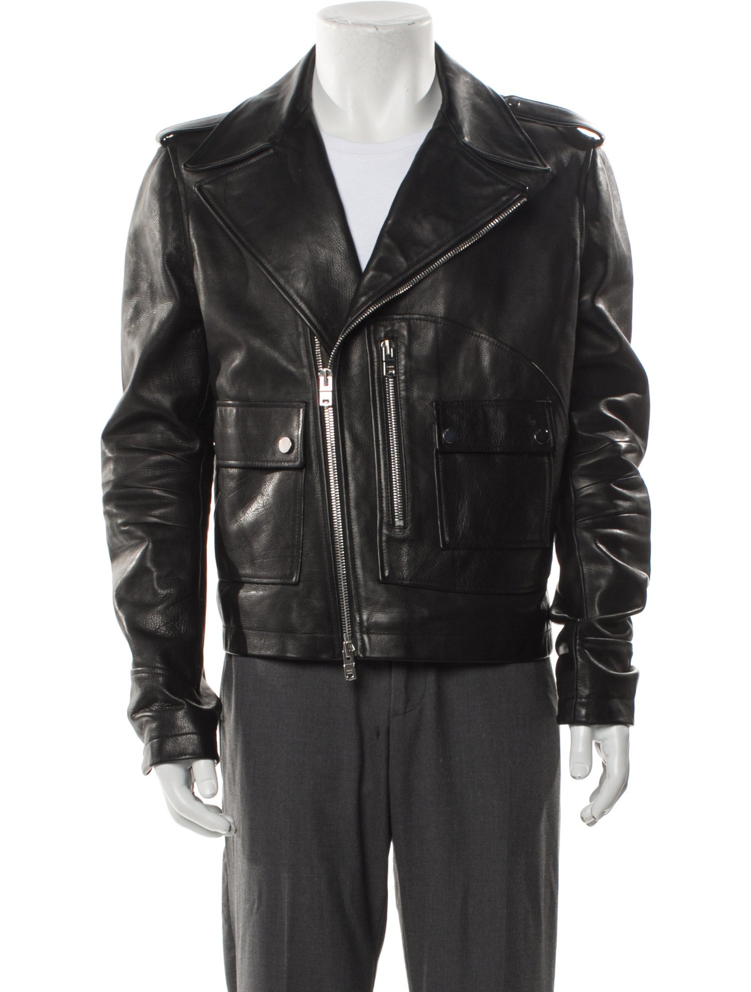 Amiri Leather Moto Jacket