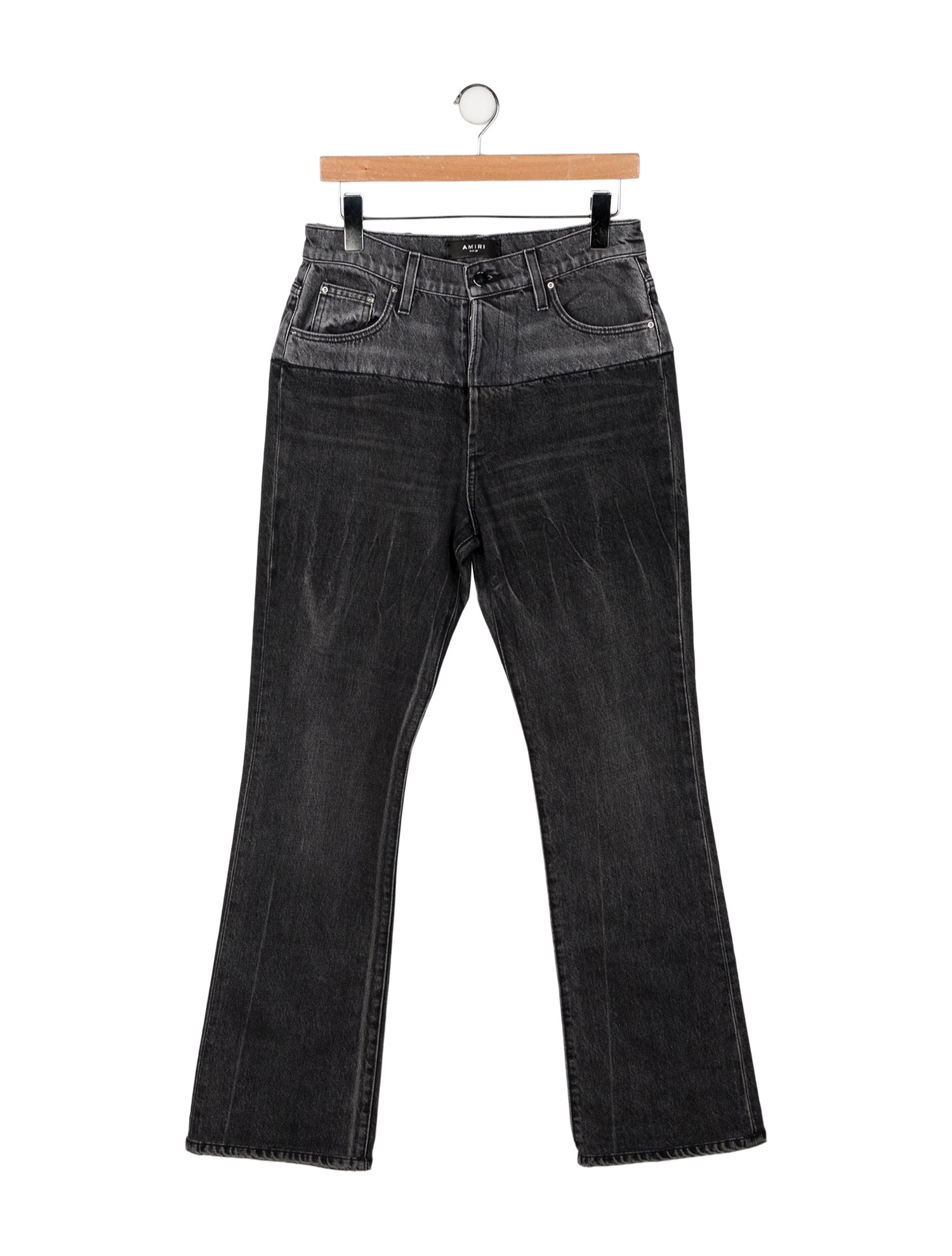 Amiri High-Rise Wide Leg Jeans