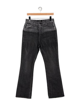Amiri High-Rise Wide Leg Jeans