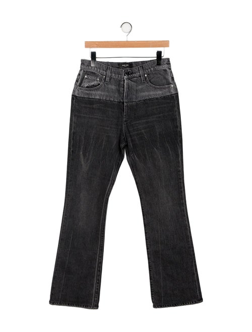 Amiri High-Rise Wide Leg Jeans