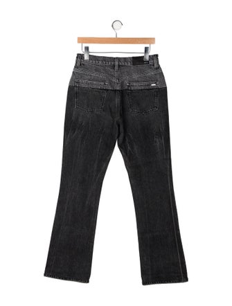 Amiri High-Rise Wide Leg Jeans