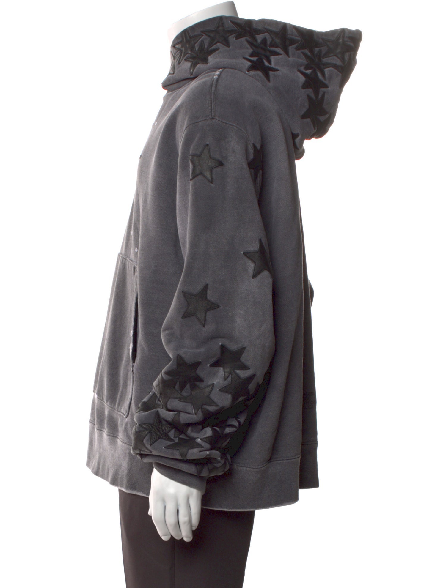 Amiri Printed V-Neck Hoodie