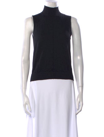 Amiri Turtleneck Sleeveless Top