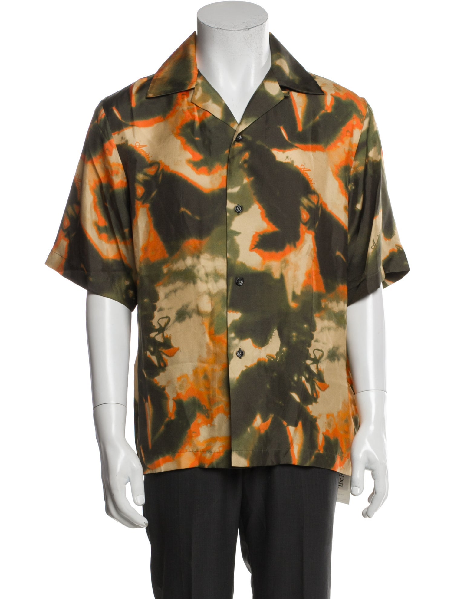 Amiri Silk Floral Print Shirt w/ Tags