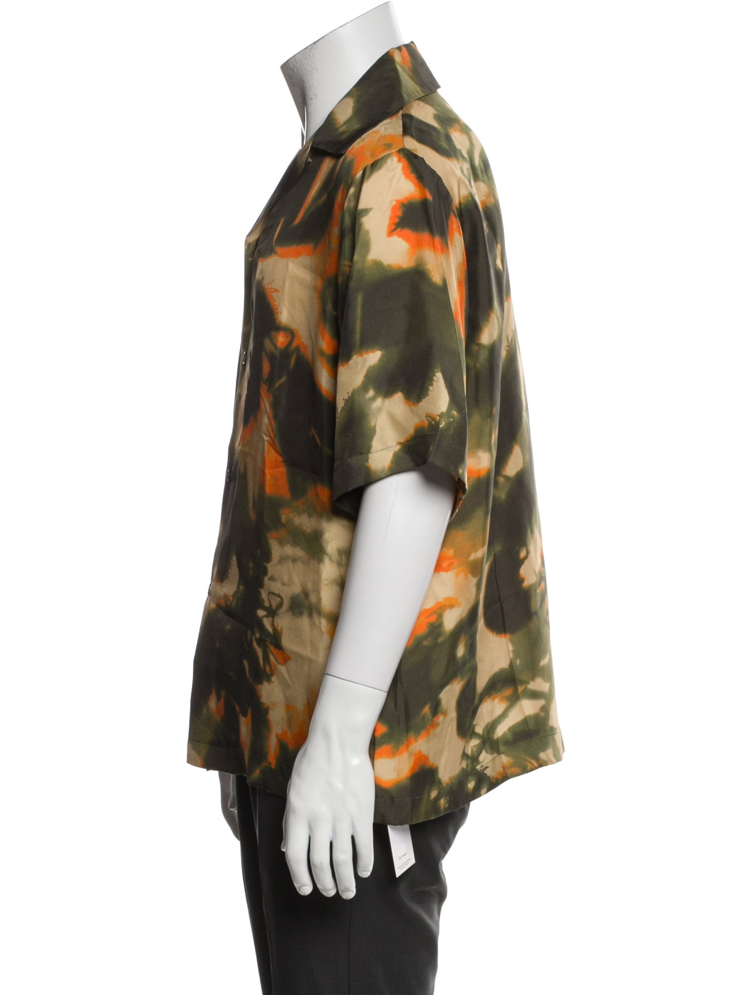 Amiri Silk Floral Print Shirt w/ Tags