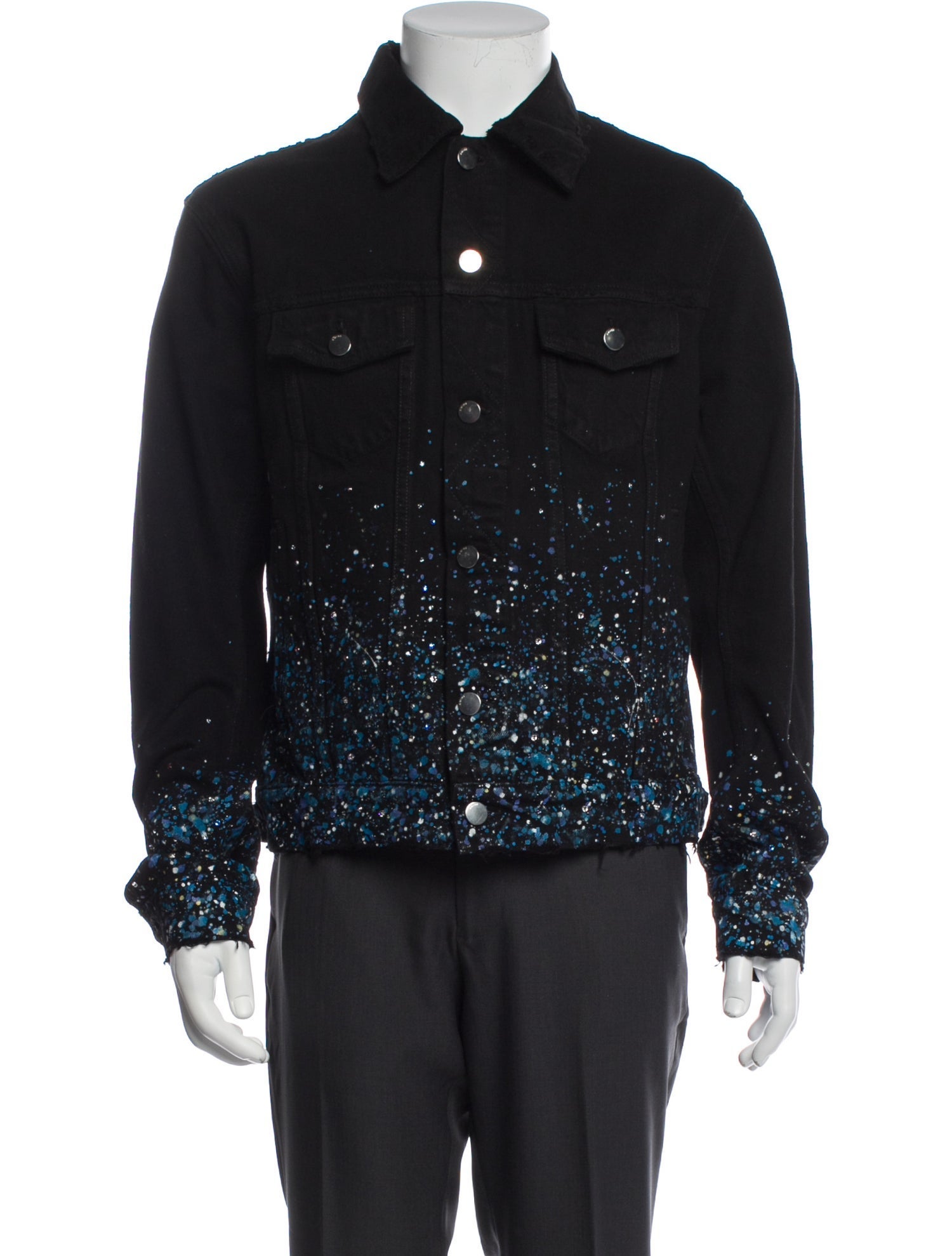 Amiri Graphic Print Trucker Jacket w/ Tags