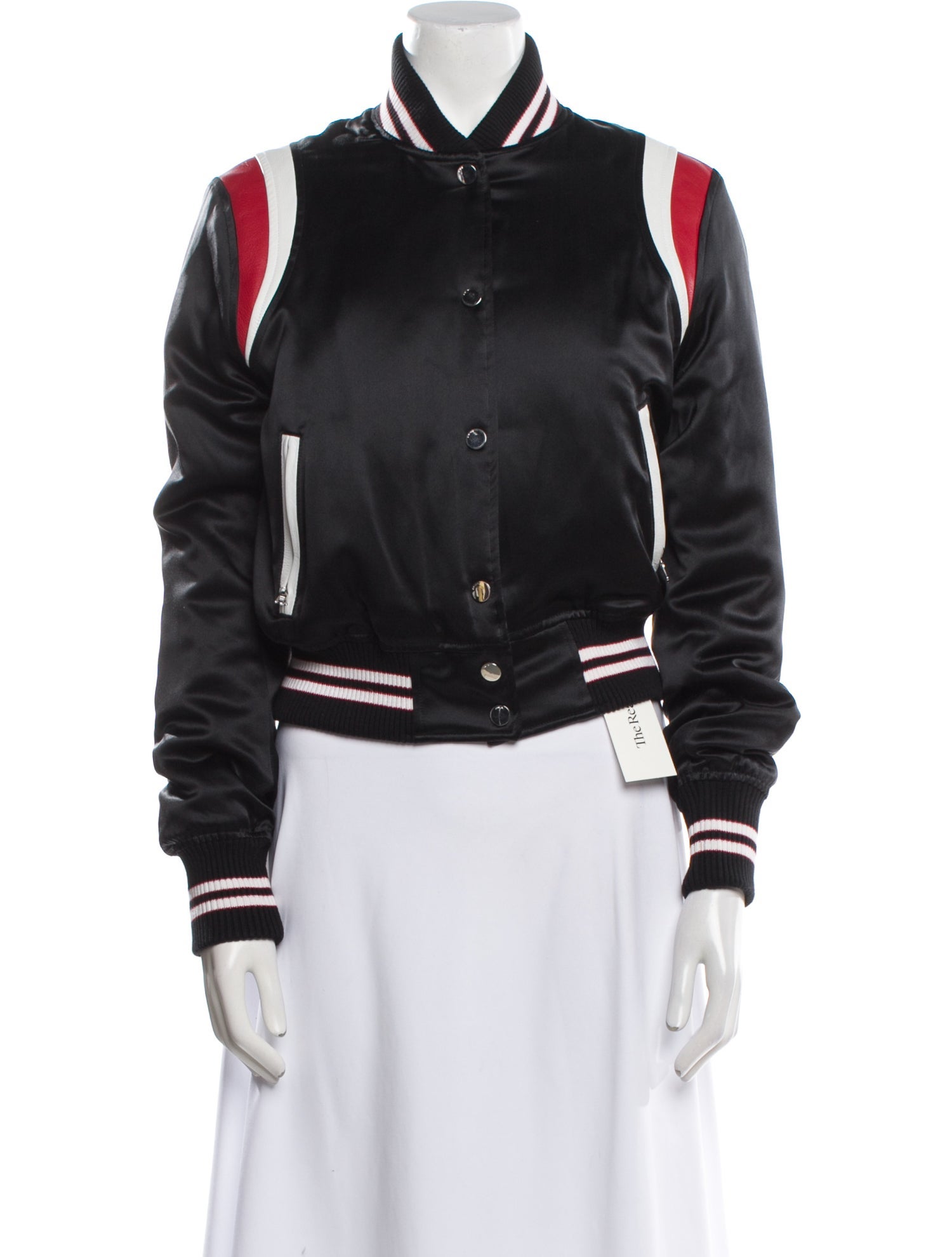 Amiri Silk Striped Bomber Jacket