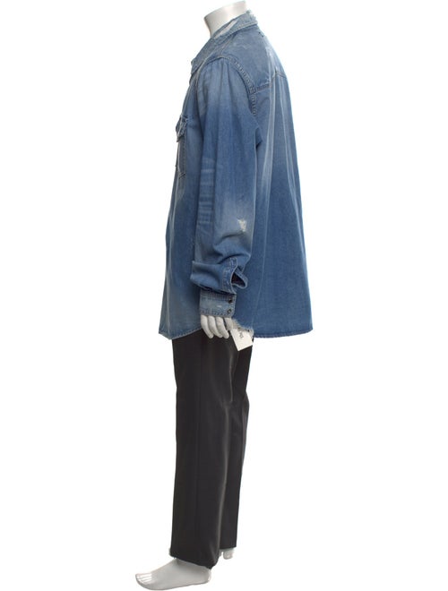 Amiri Long Sleeve Denim Shirt