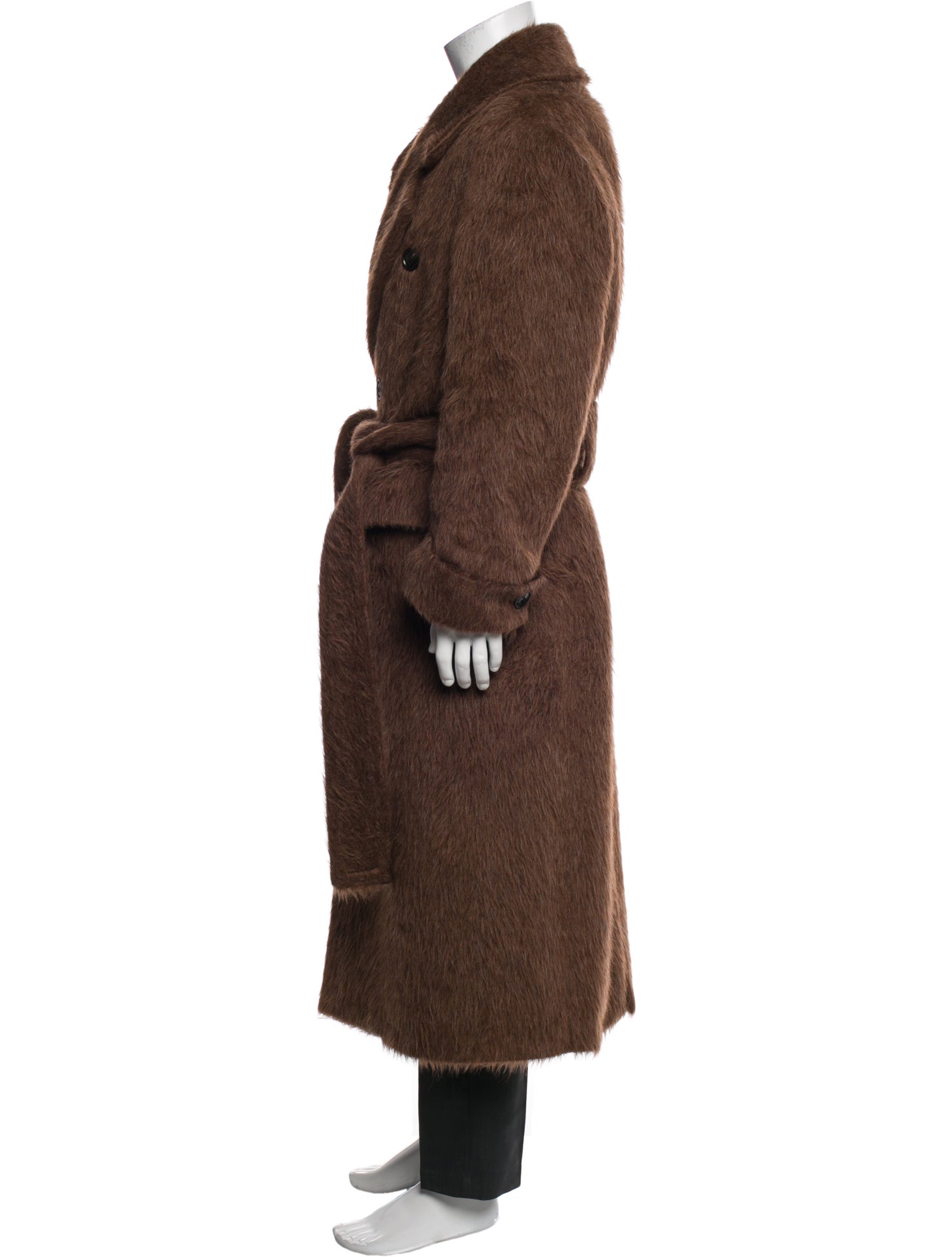 Amiri Alpaca Trench Coat