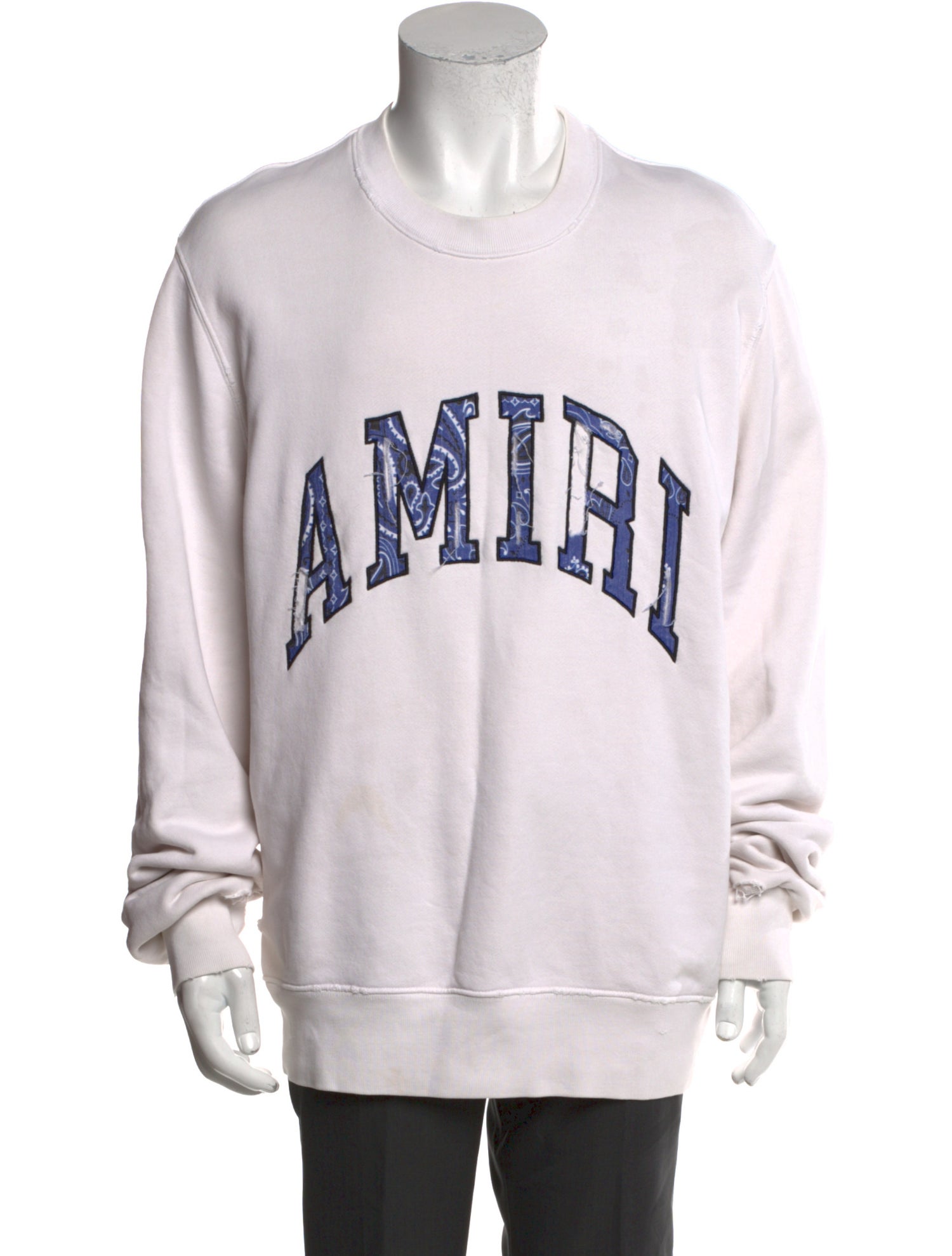 Amiri Graphic Print Crew Neck Sweatshirt