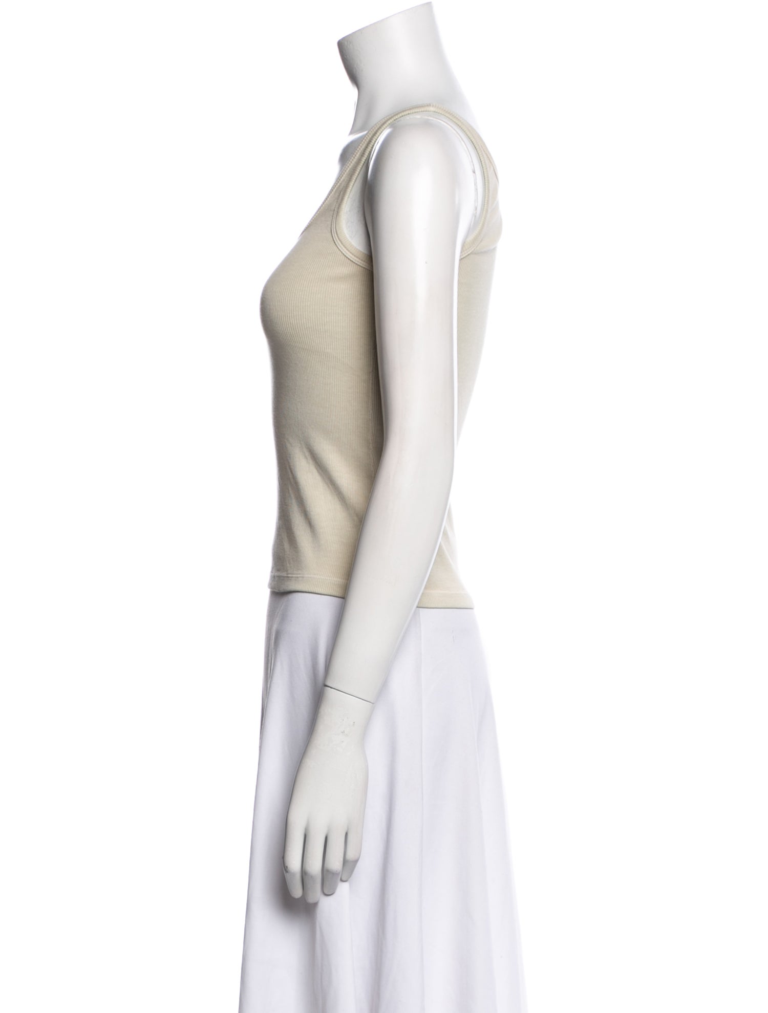 Amiri Scoop Neck Sleeveless Top