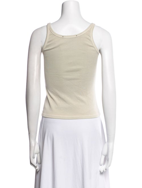 Amiri Scoop Neck Sleeveless Top