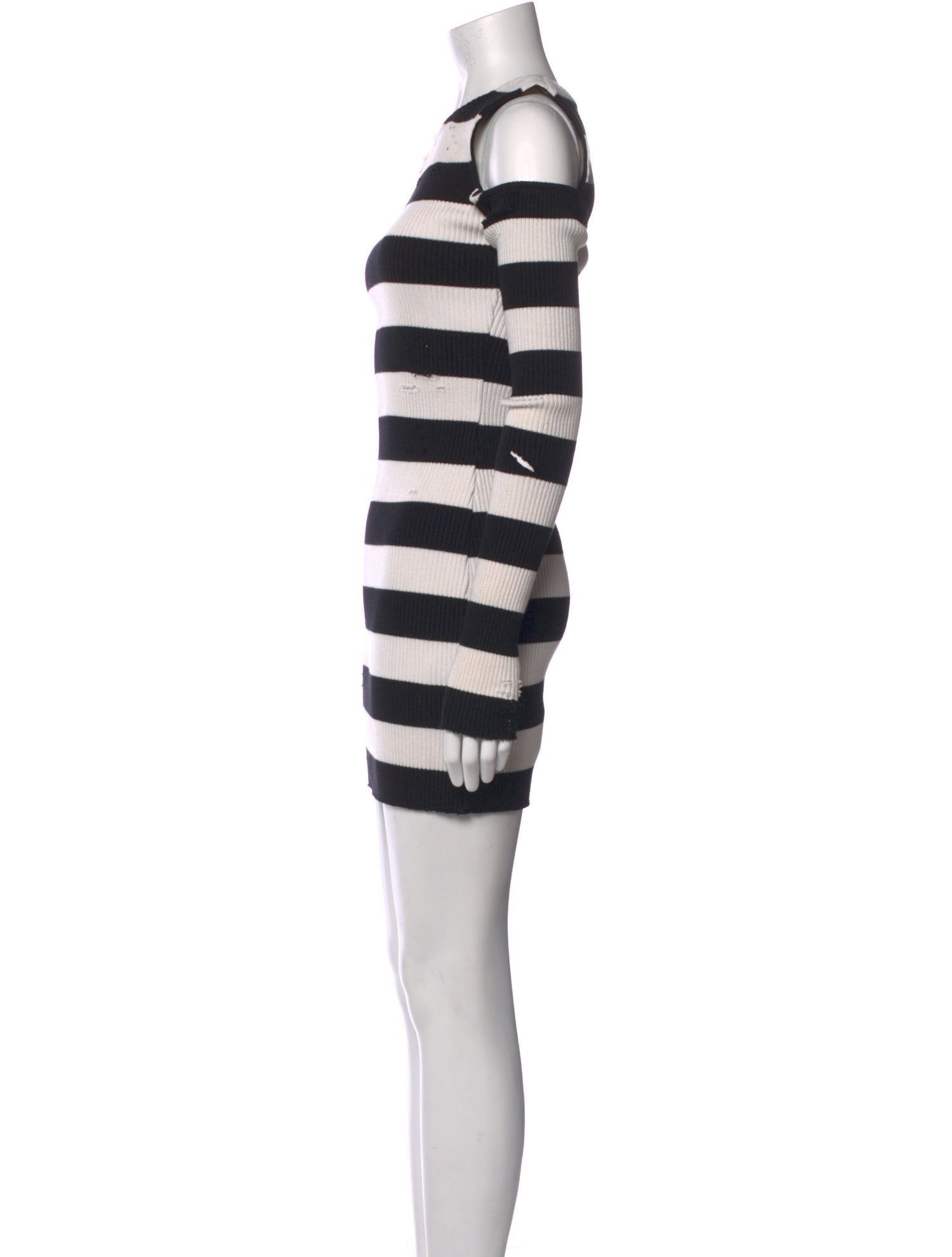 Amiri Striped Mini Dress