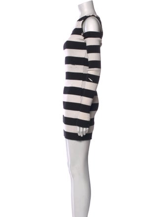 Amiri Striped Mini Dress