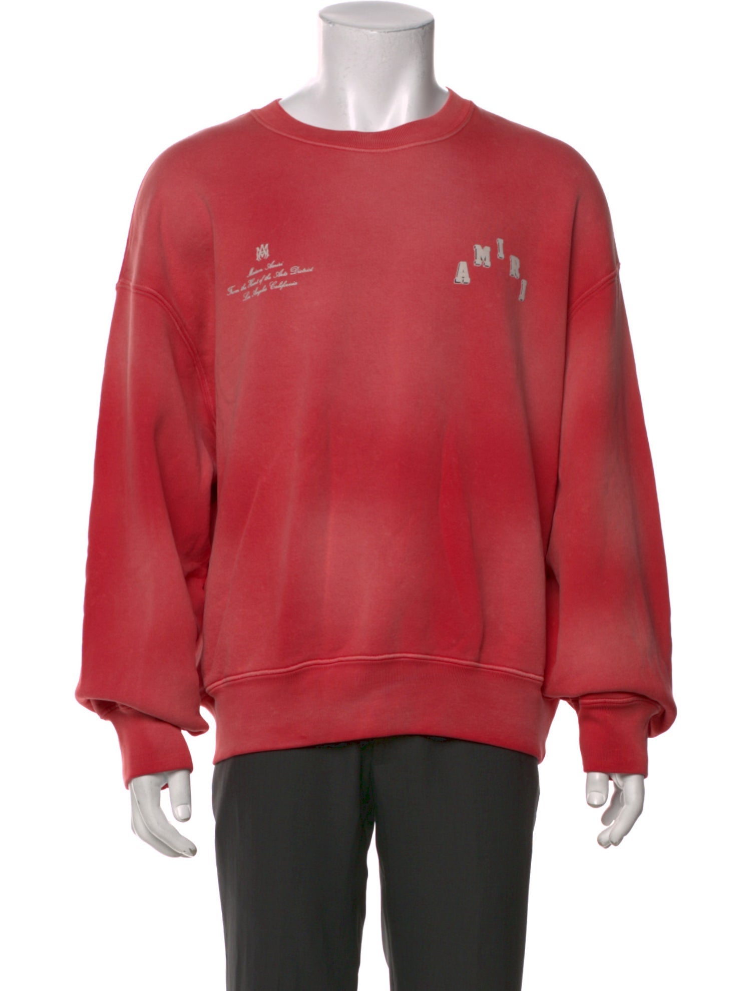 Amiri Tie-Dye Print Crew Neck Sweatshirt w/ Tags