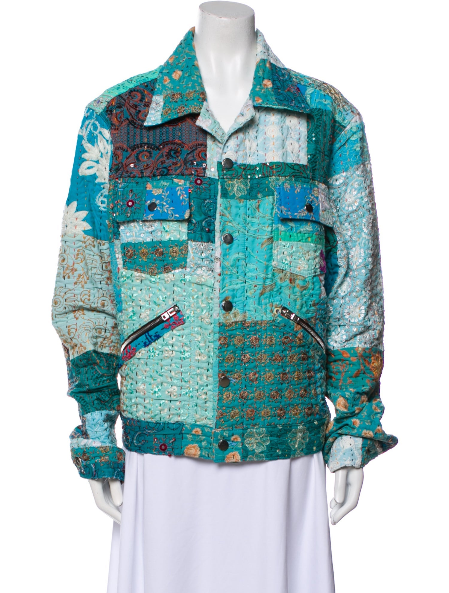 Amiri Printed Denim Jacket