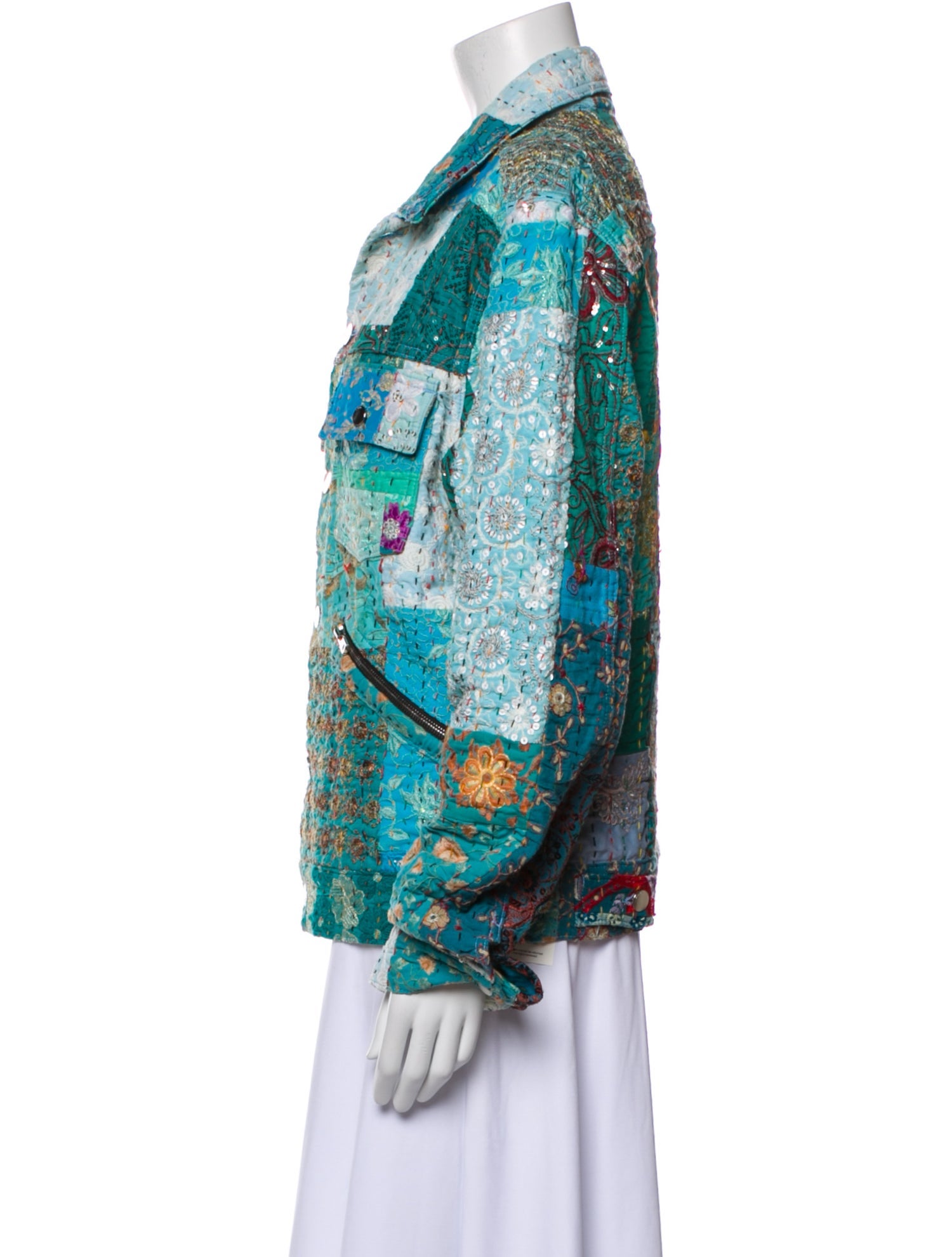 Amiri Printed Denim Jacket