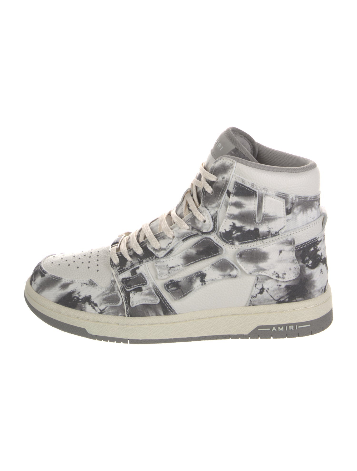 Amiri Leather Printed Sneakers