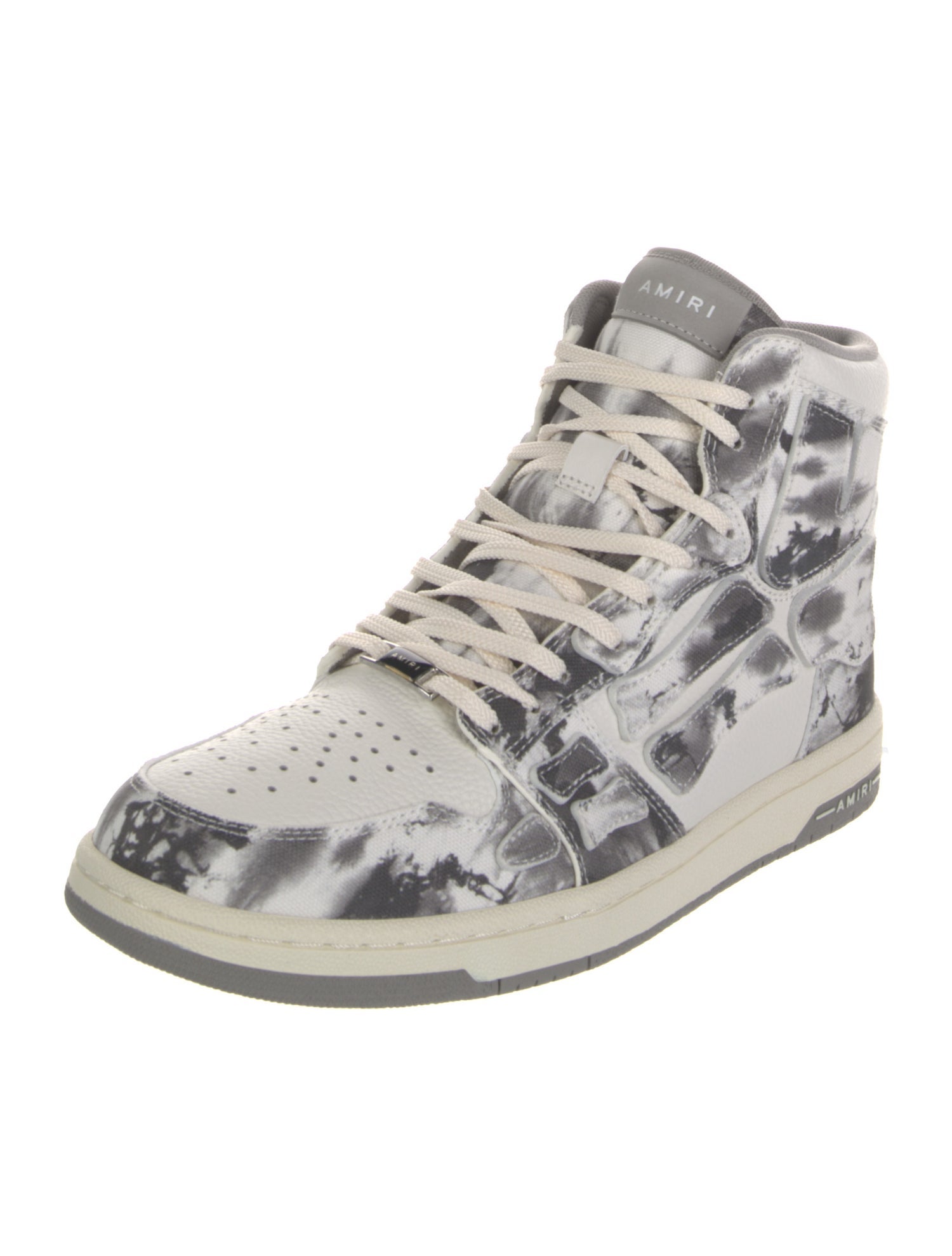 Amiri Leather Printed Sneakers