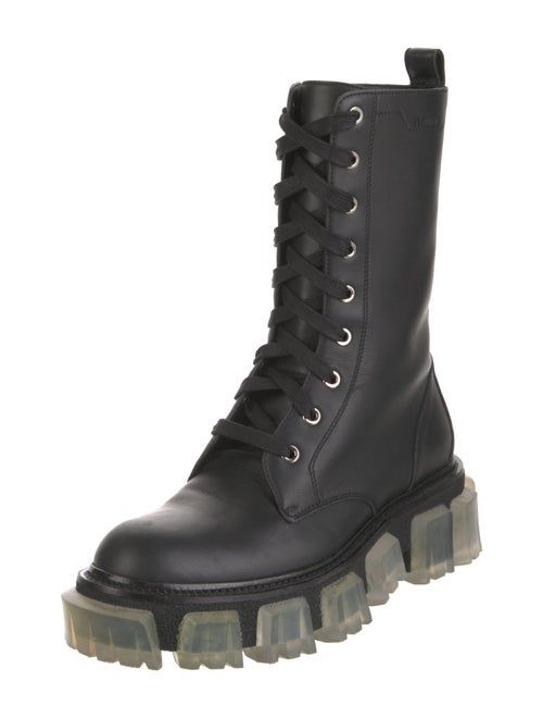 Amiri Leather Combat Boots
