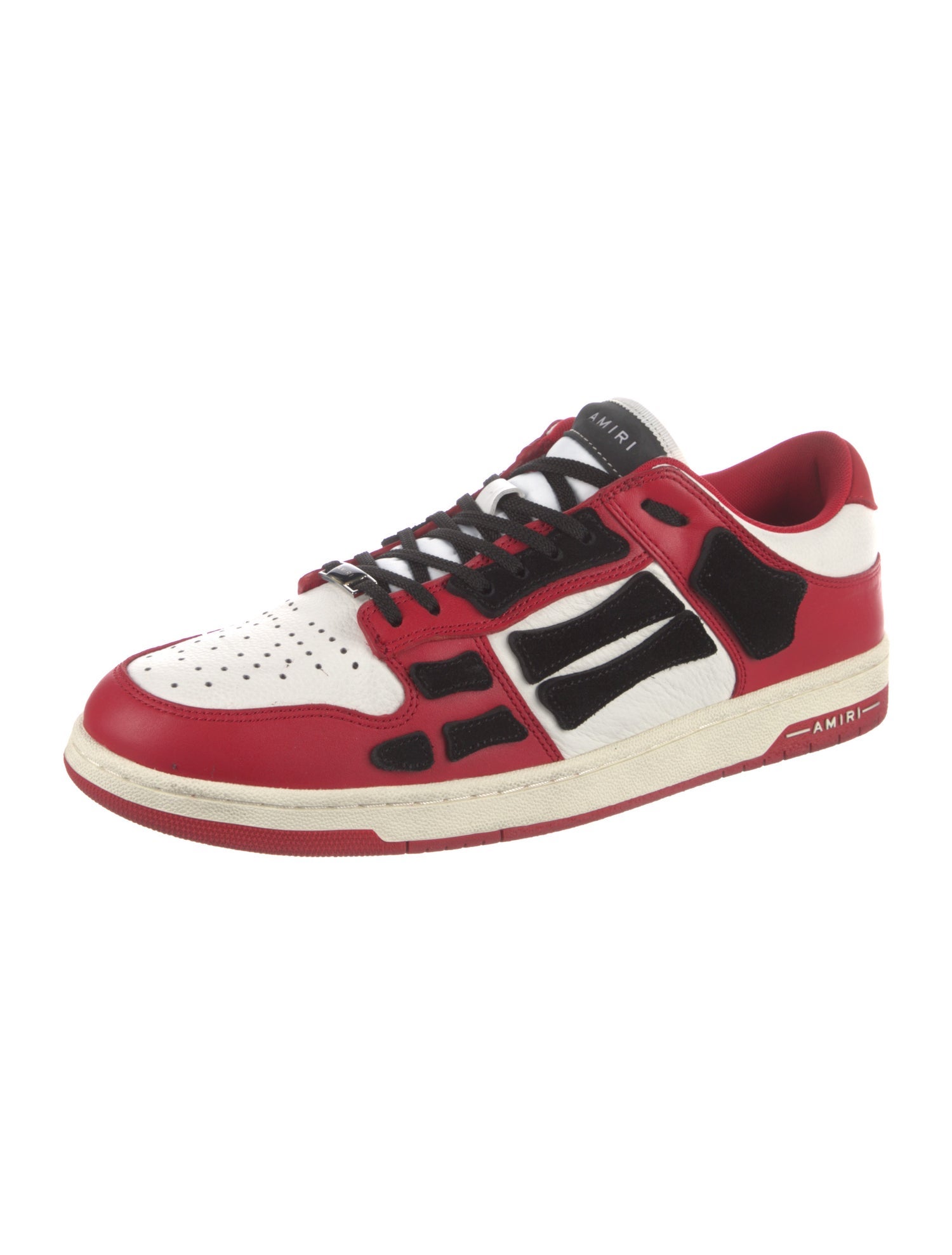 Amiri Leather Printed Sneakers