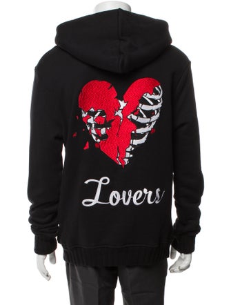 Amiri Graphic Print Crew Neck Hoodie