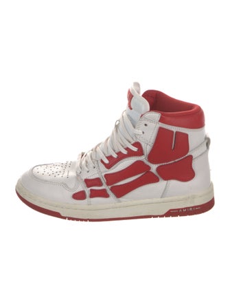 Amiri Leather Printed Sneakers