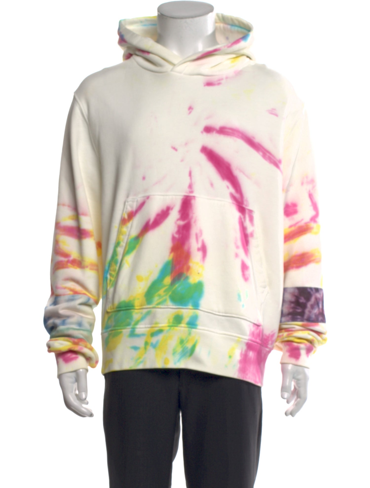 Amiri Tie-Dye Print Crew Neck Hoodie