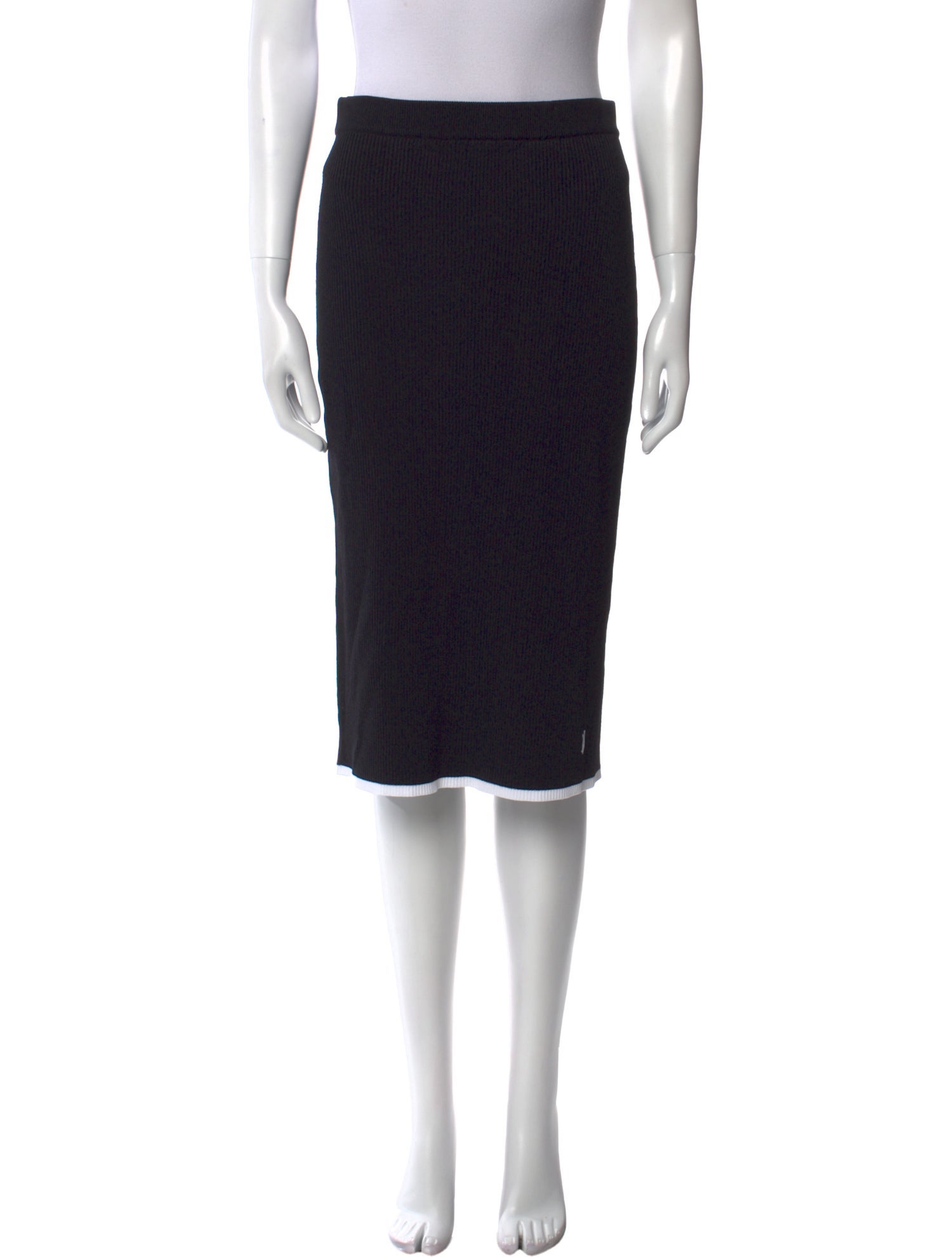 Amiri Embroidered Accent Knee-Length Skirt w/ Tags