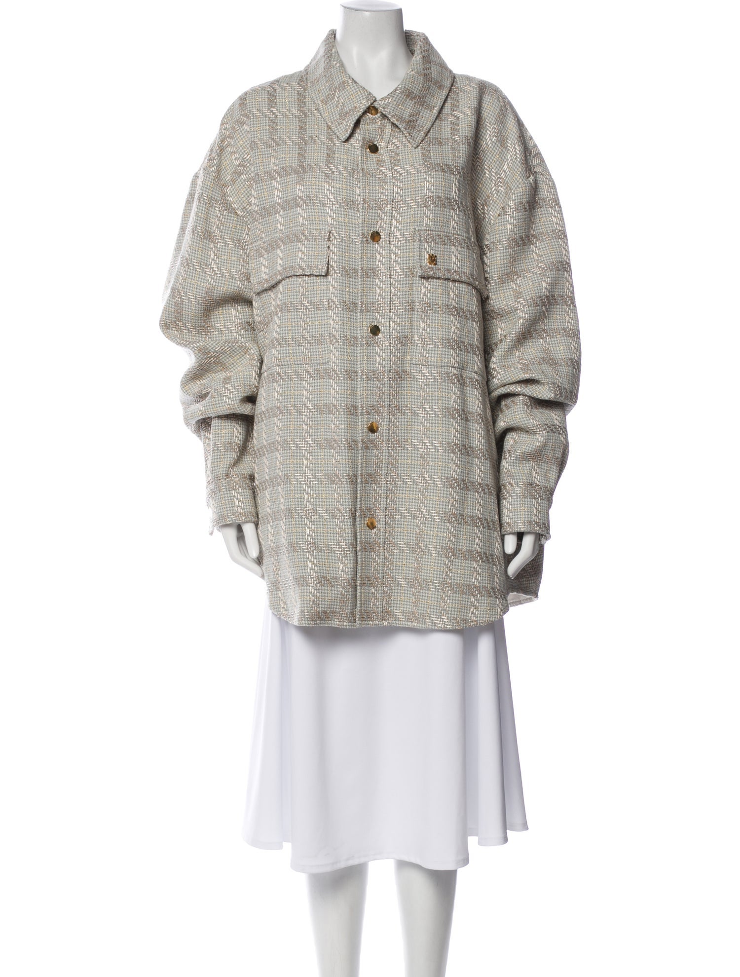 Amiri Plaid Print Jacket w/ Tags