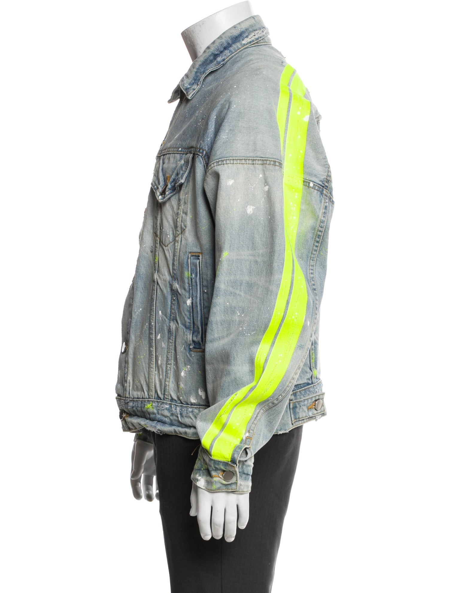 Amiri Graphic Print Denim Jacket