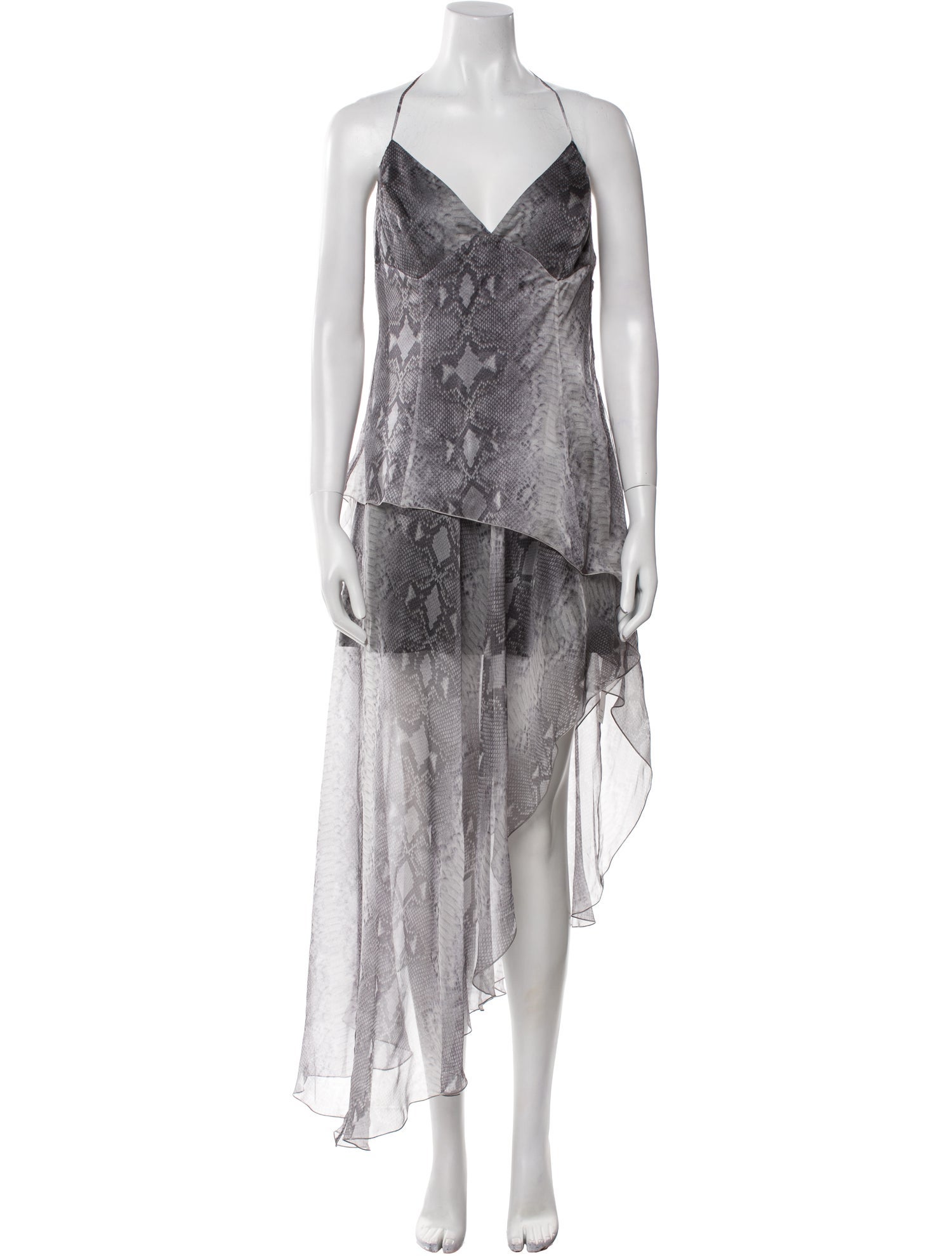 Amiri Silk Long Dress w/ Tags