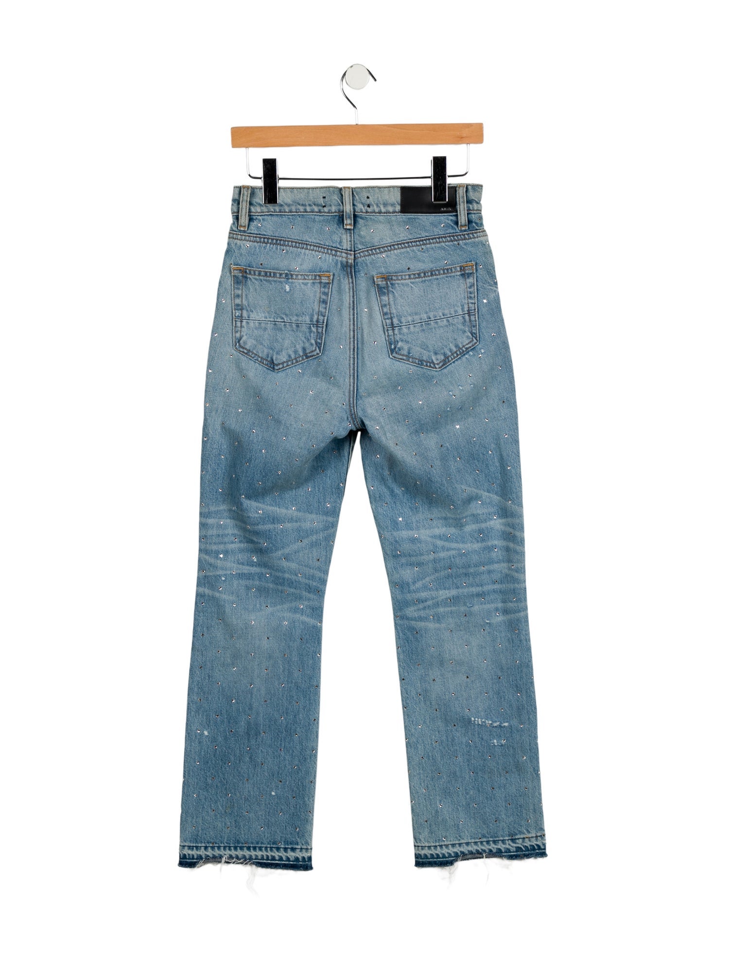 Amiri Mid-Rise Straight Leg Jeans