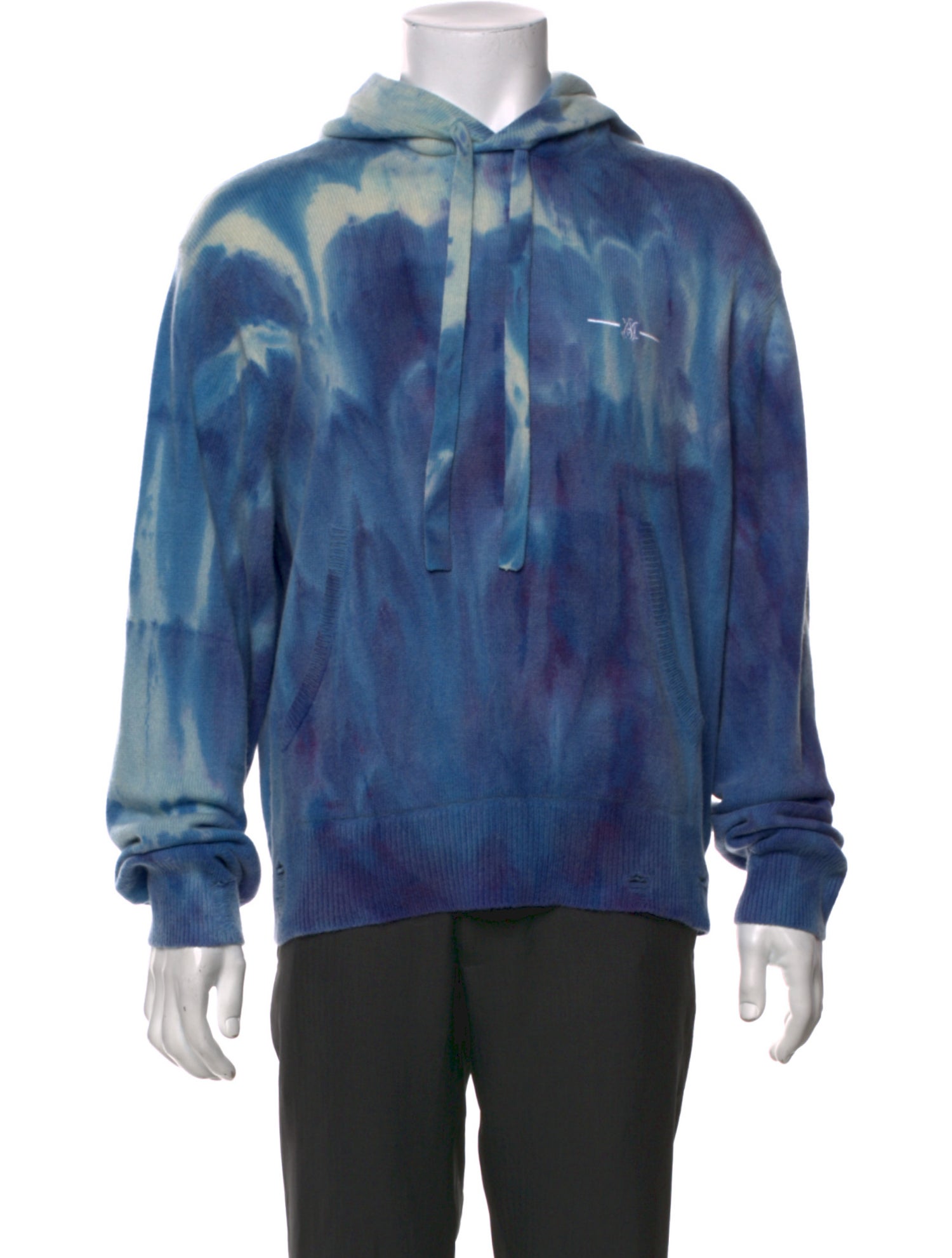 Amiri Cashmere Tie-Dye Print Pullover