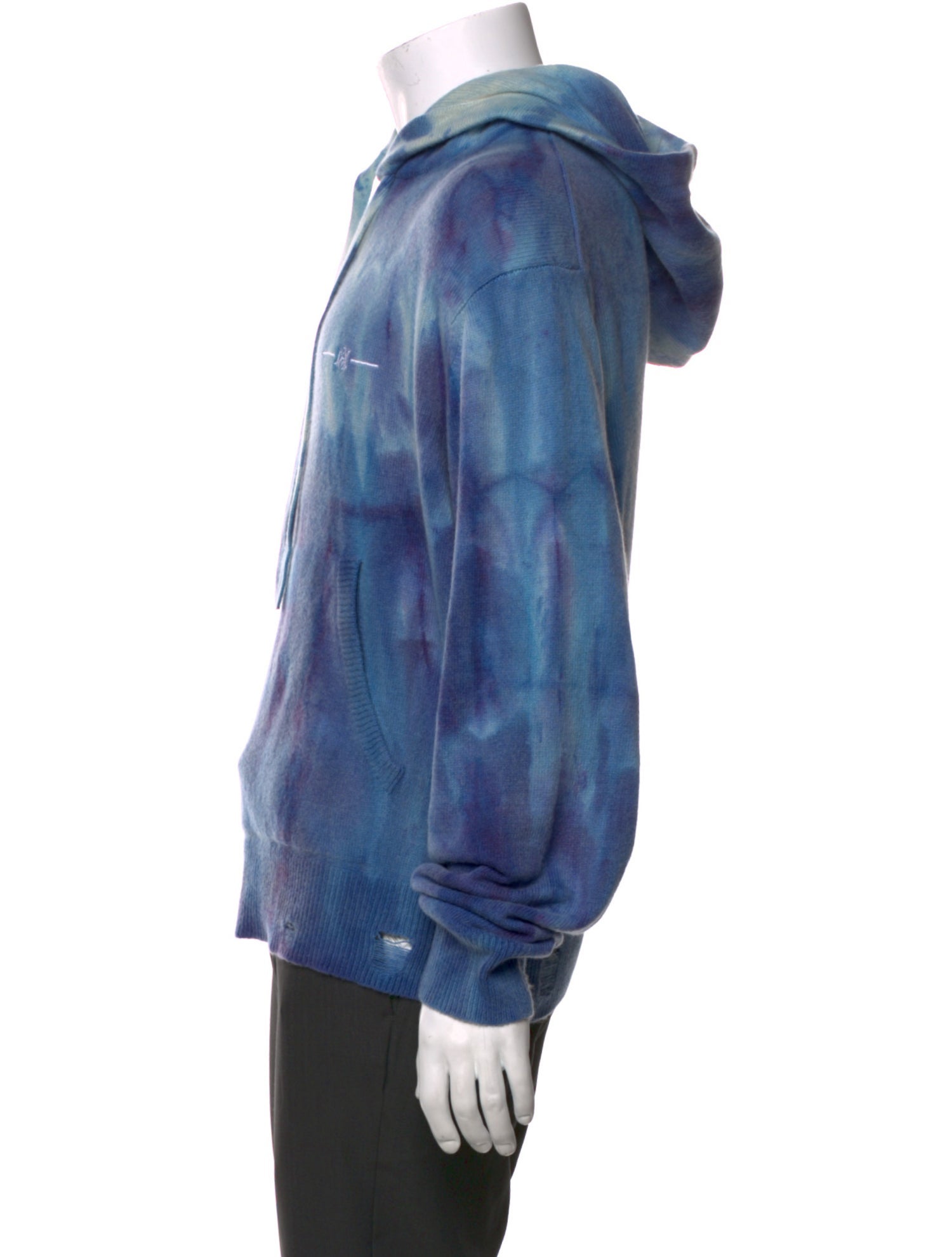 Amiri Cashmere Tie-Dye Print Pullover
