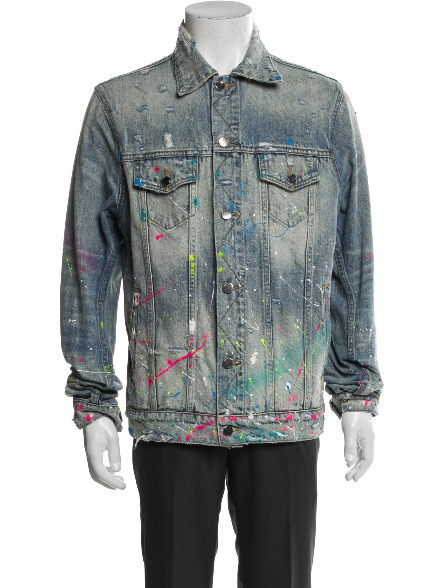 Amiri Paint Denim Jacket