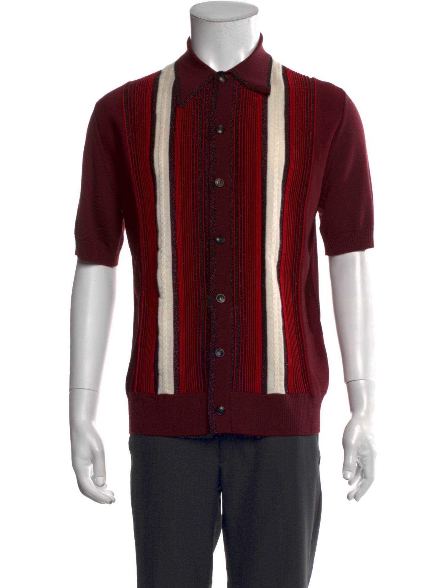 Amiri Wool Striped Shirt