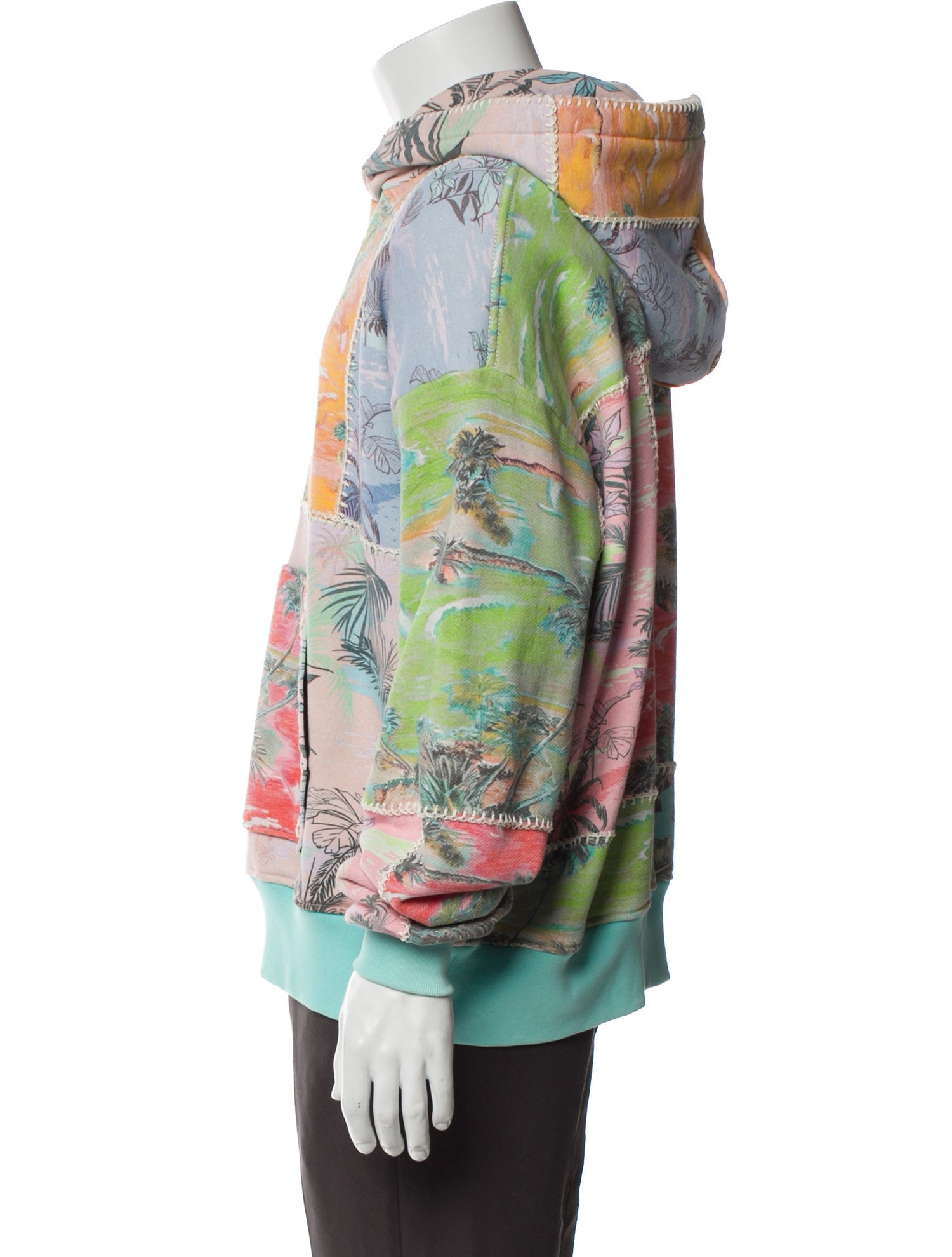 Amiri Printed Crew Neck Hoodie