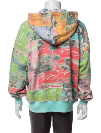 Amiri Printed Crew Neck Hoodie