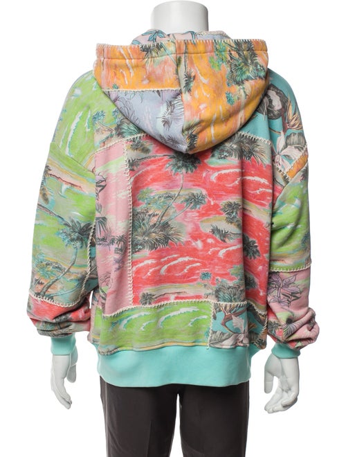 Amiri Printed Crew Neck Hoodie