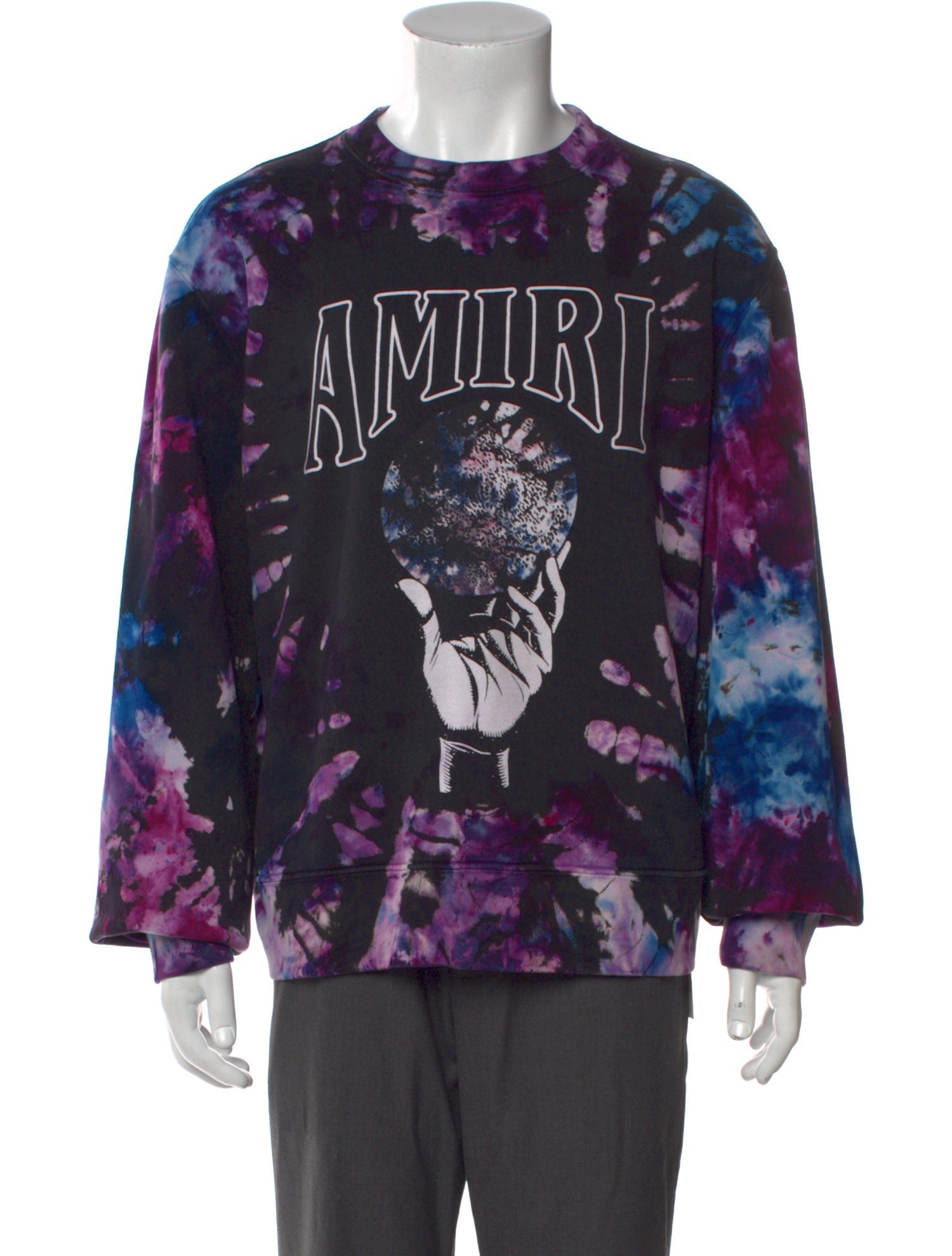 Amiri Printed Crew Neck Sweatshirt