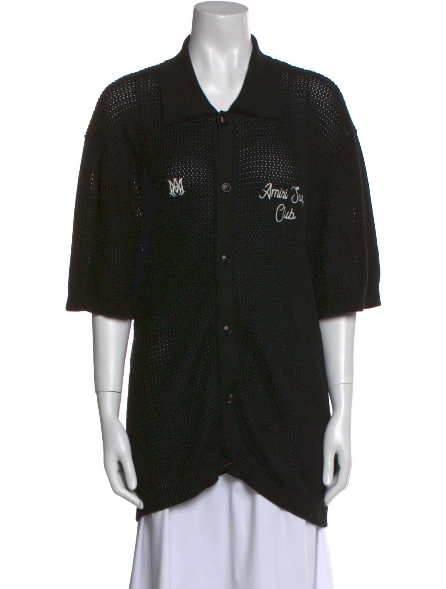 Amiri Graphic Print Three-Quarter Sleeve Shirt