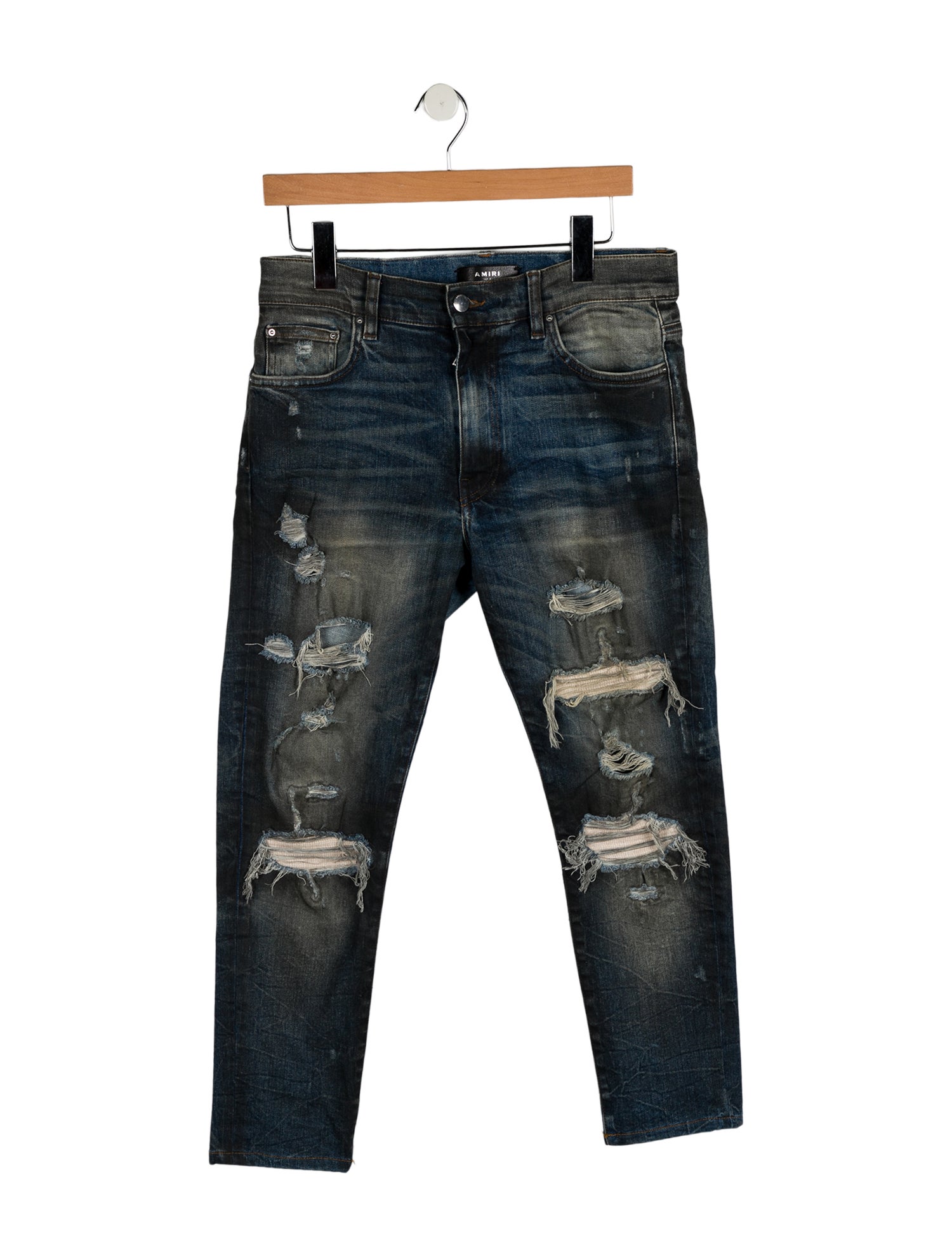 Amiri Mid-Rise Skinny Leg Jeans