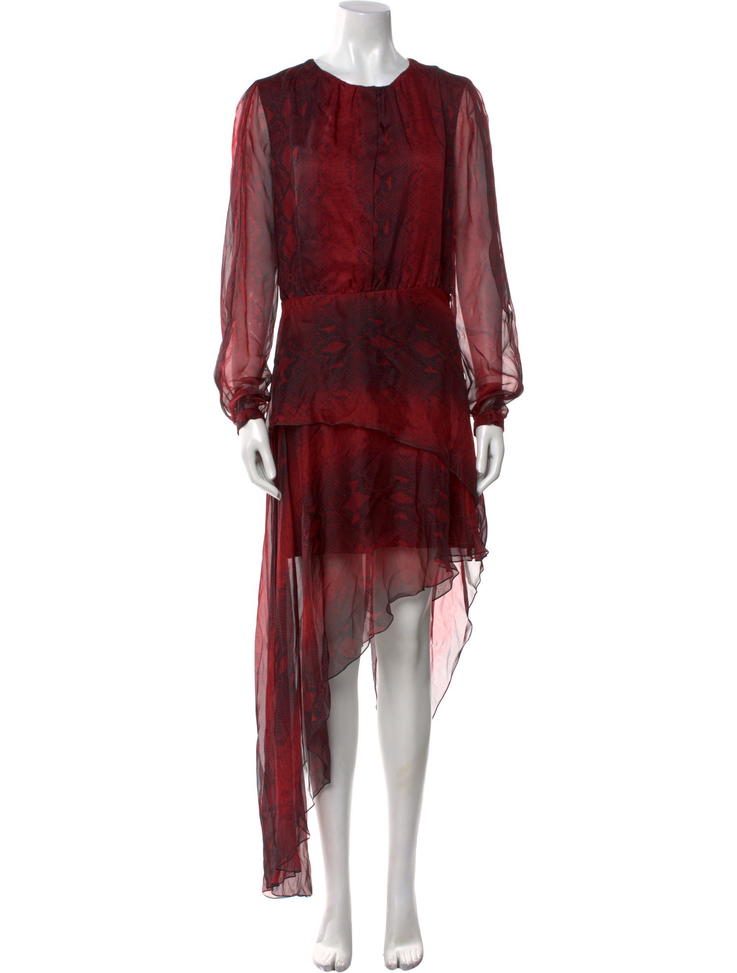 Amiri Silk Long Dress w/ Tags