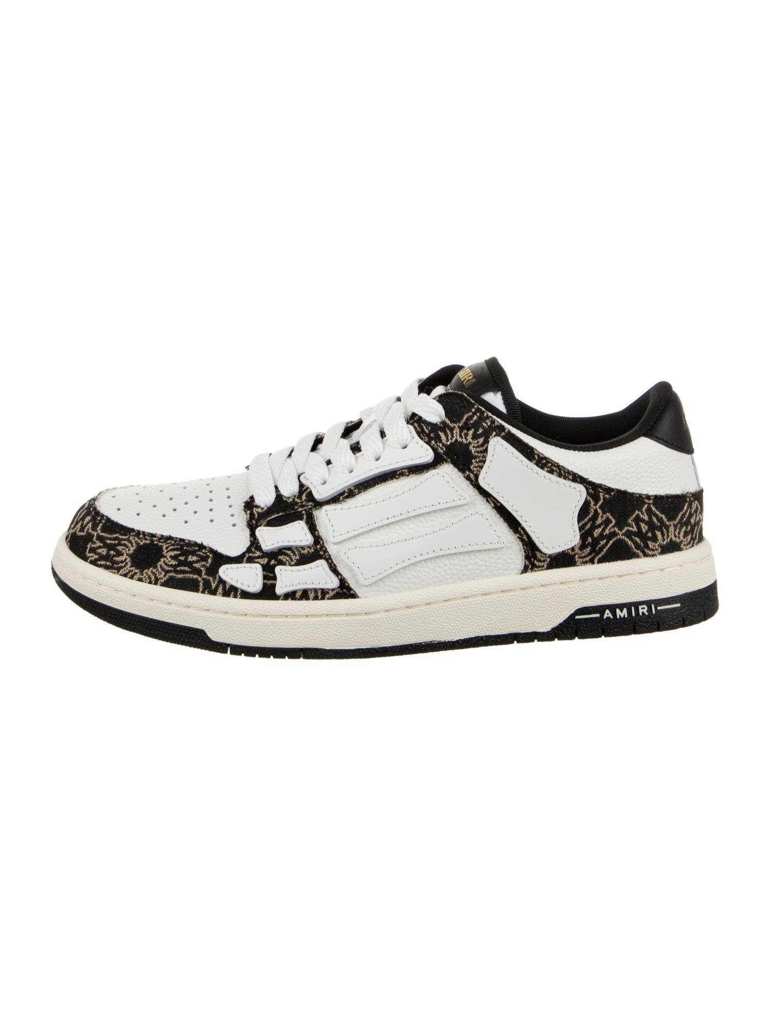 Amiri Canvas Printed Athletic Sneakers