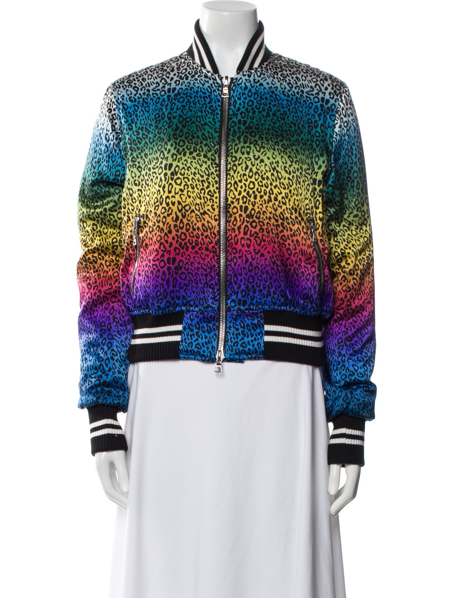 Amiri Silk Printed Bomber Jacket