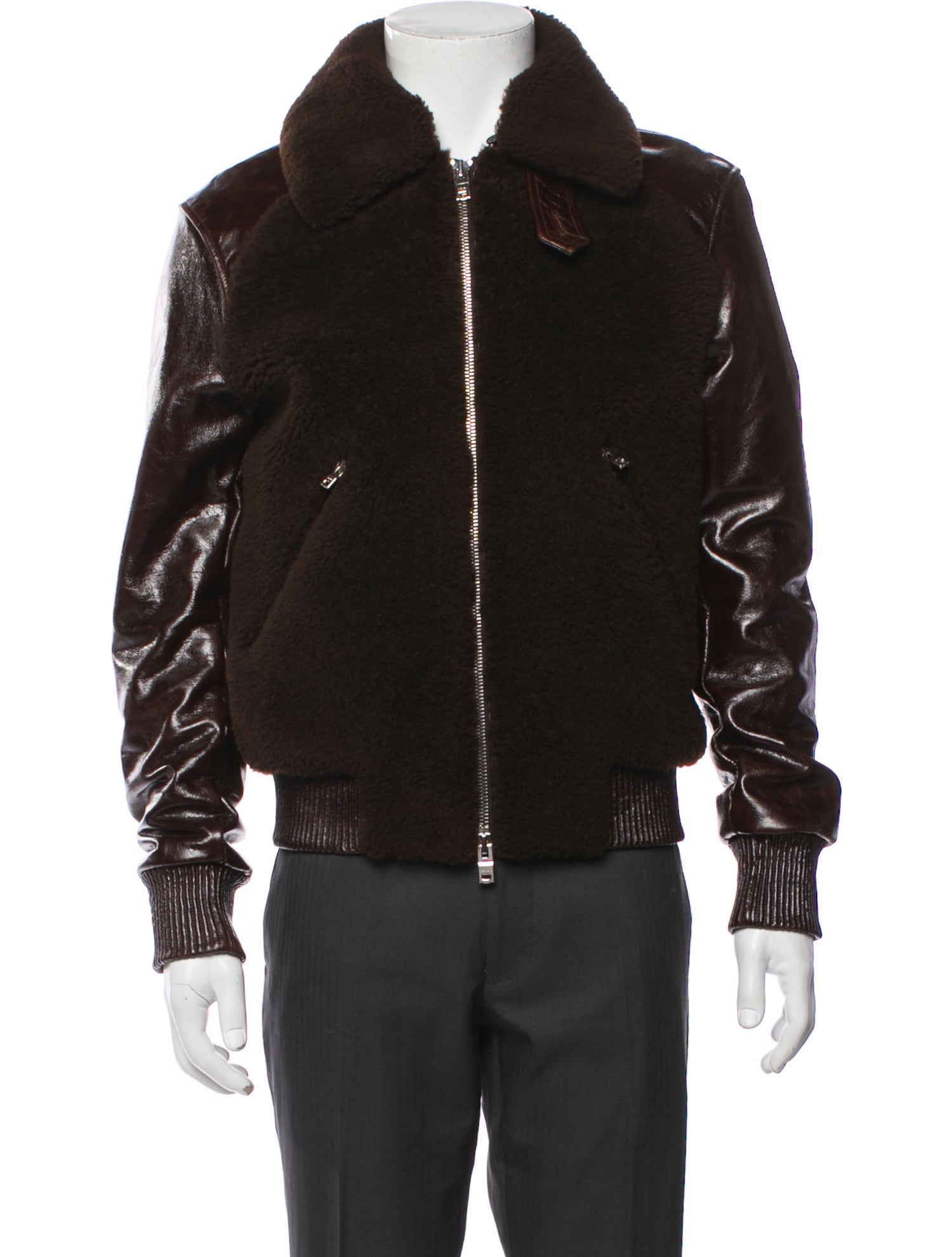 Amiri Leather Bomber Jacket