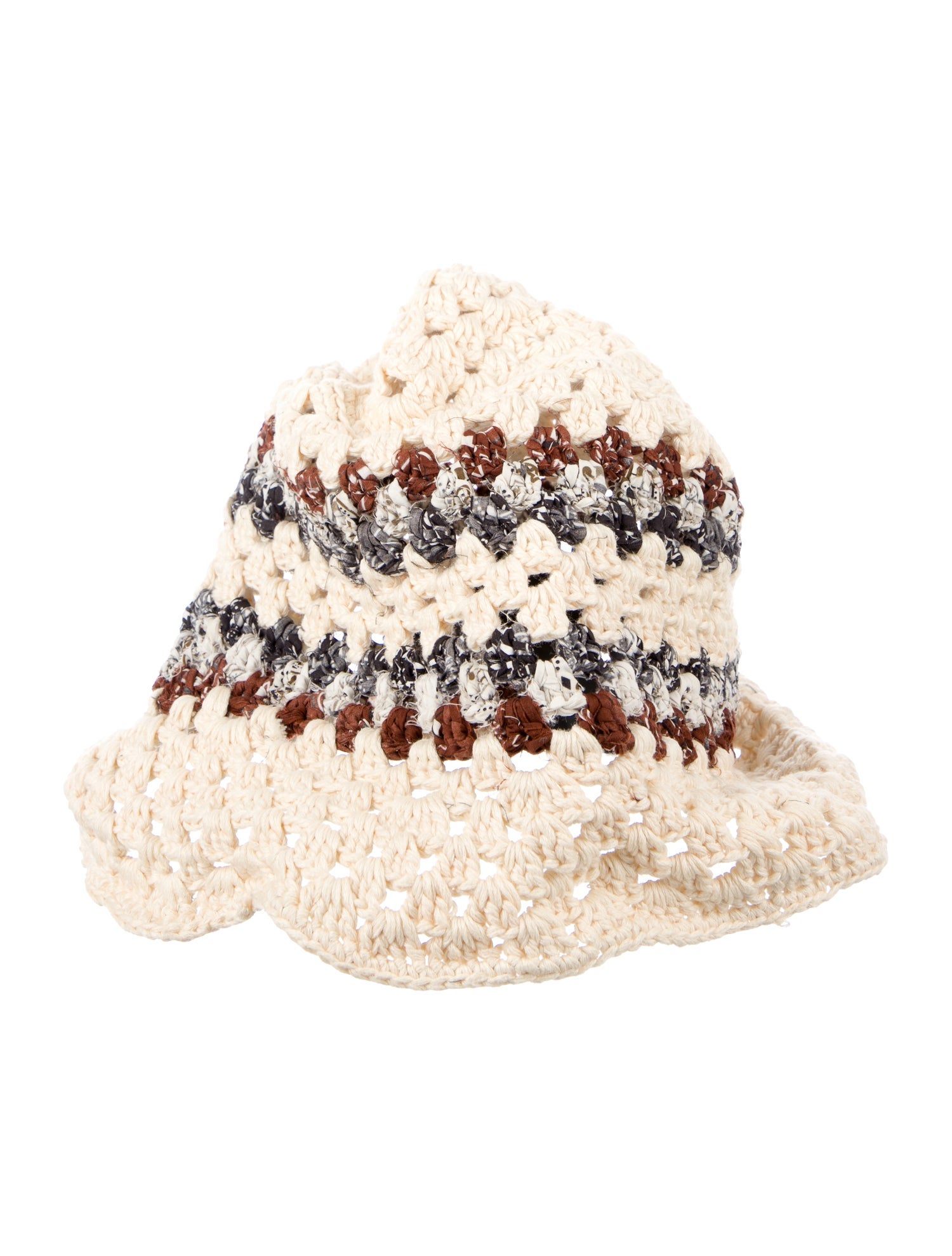 Amiri Cotton Crochet Bucket Hat